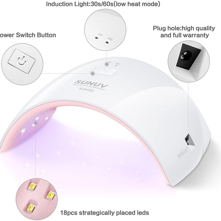 ÚLTIMAS 12 UNIDADES - LAMPARA DE UÑAS UV/LED + 3 REGALOS