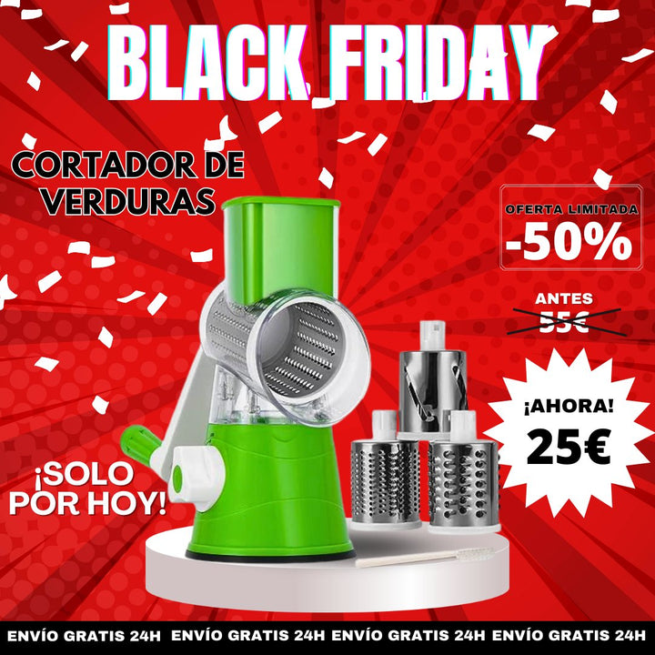 ÚLTIMAS 12 UNIDADES - RALLADOR DE VERDURAS 3 EN 1 + 3 REGALOS