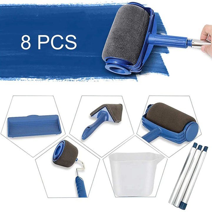 ÚLTIMAS 12 UNIDADES - SET DE RODILLOS DE PINTURA (8 PIEZAS) + 3 REGALOS