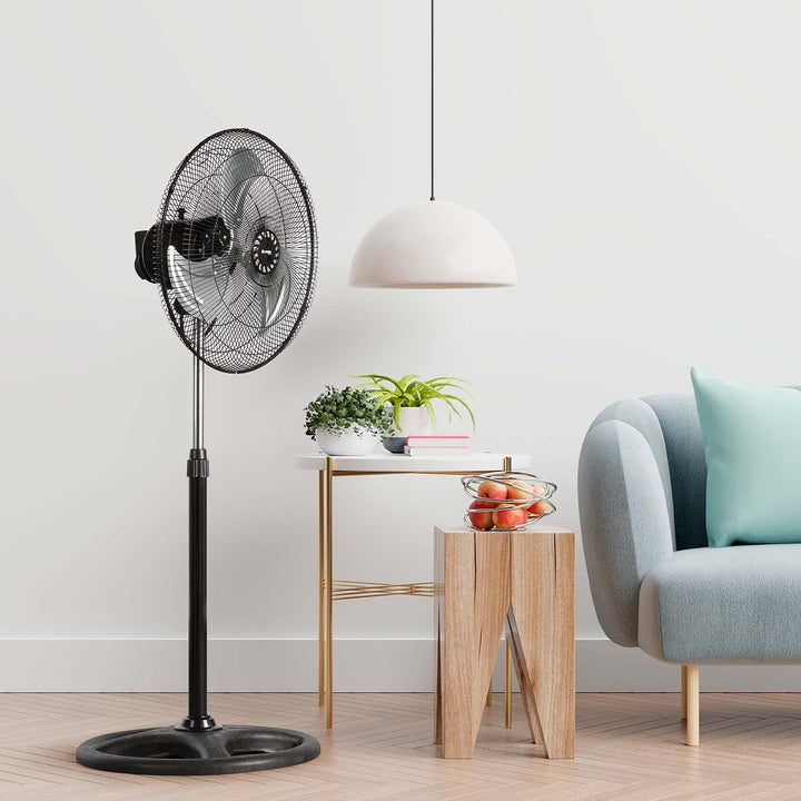 ÚLTIMAS 12 UNIDADES - VENTILADOR DE PIE 18" + 3 REGALOS