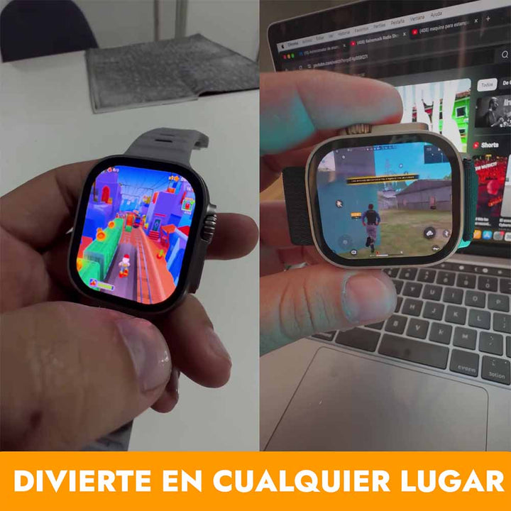 ÚLTIMAS 12 UNIDADES - Smartwatch 9 ULTRA 2™ + (AirPods UHD + 7 Pulseras) + 3 RAGALOS